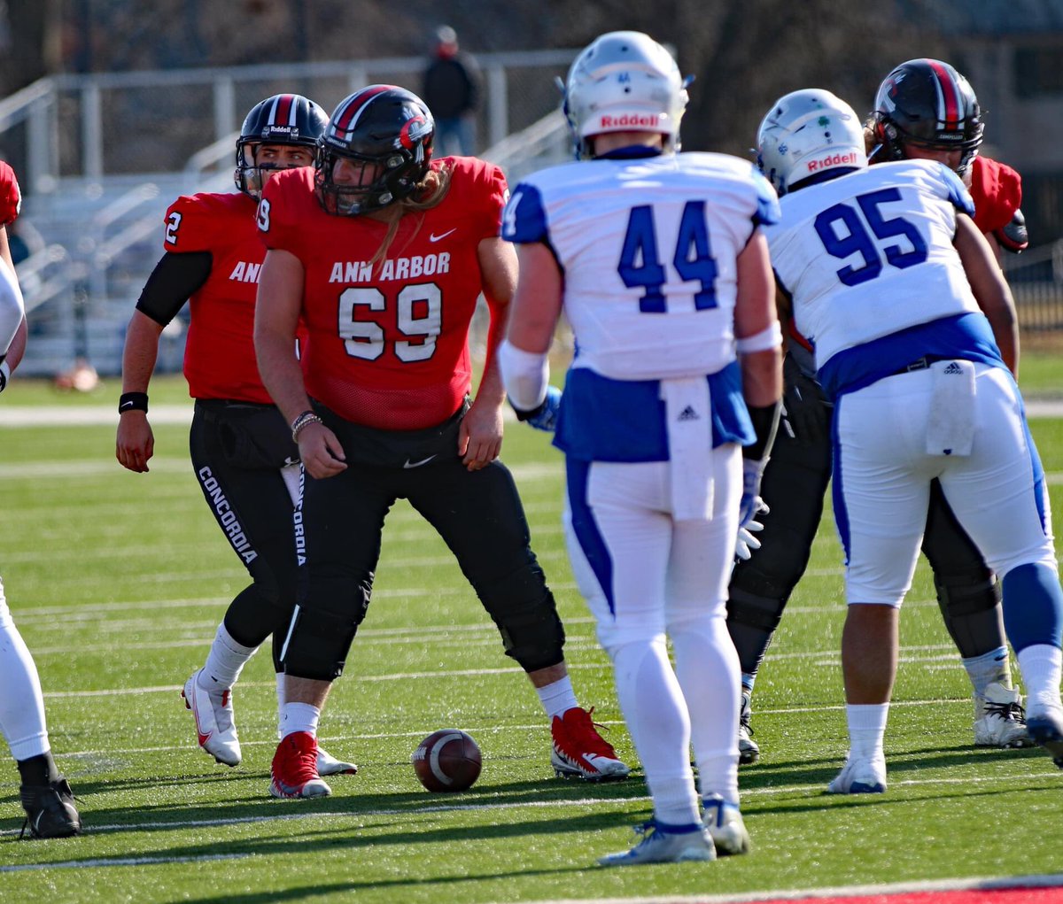 doug_muxlow's tweet photo. On to Kentucky to watch @CalebMuxlow 🏈 BUT, we lose our EARNED home game because we’ve worn masks all year and it’s a “competitive advantage” since it’s new to the other teams😳🤪I guess @CUAA_Football played thru quite a DISadvantage all year then. I call BS @NAIA #oversteering https://t.co/hyONnTG4um