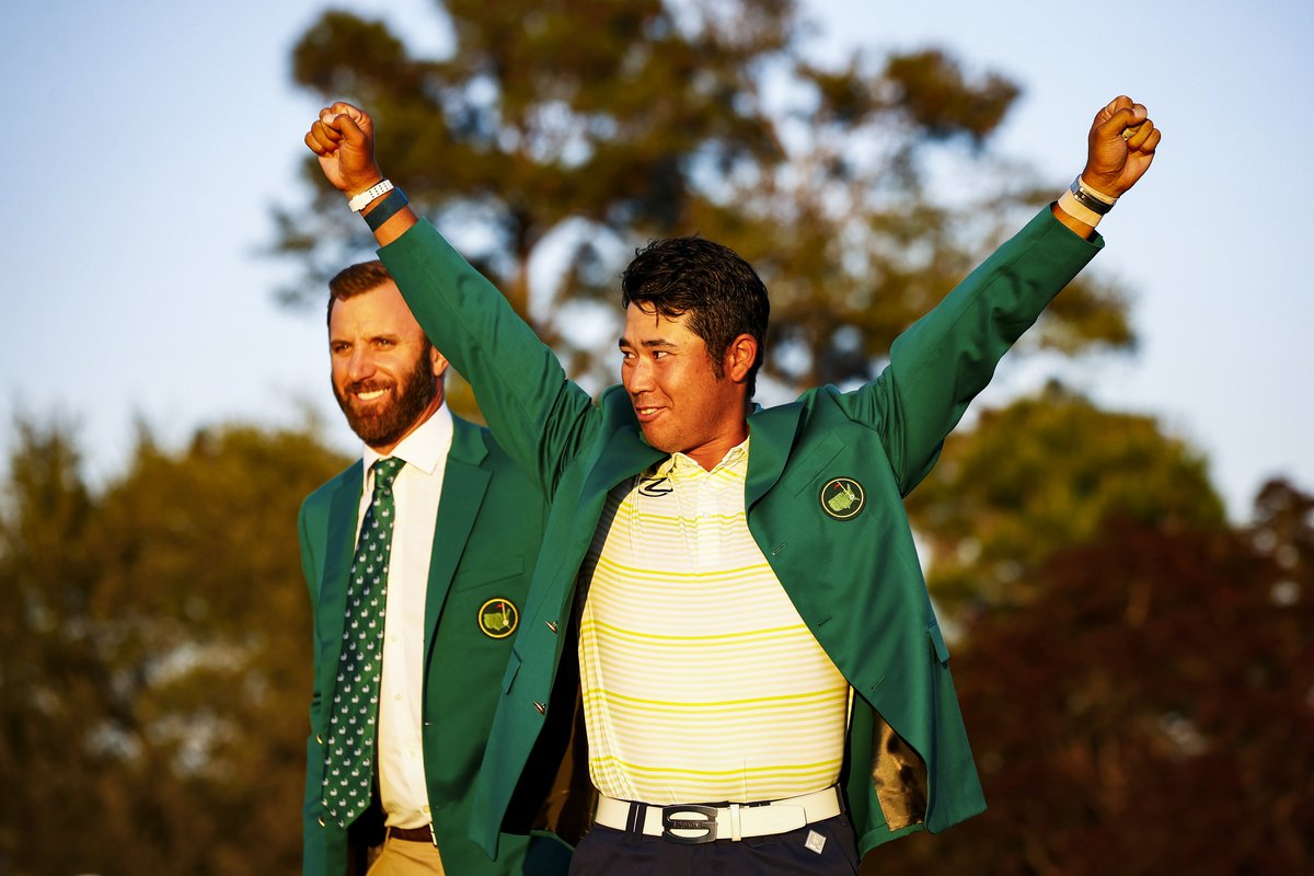 Amazing moment for #Japan and Hideki! The first green jacket to Asia! So happy for Japan, Hideki should light the #OlympicTorchRelay in #Tokyo this summer! What a boost for the city after missing 2020 #Olympics with #Covid so happy! Well deserved 👏