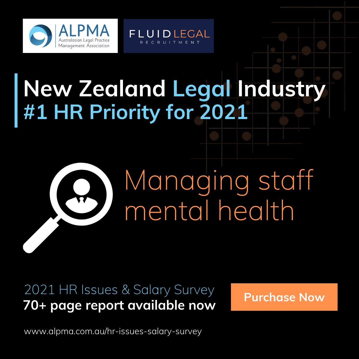 🔎 New Zealand #LegalResearch Findings

In 2021, 95% of NZ law firms reported that their top HR priority will be managing staff mental health.

Get the full report 👉 buff.ly/3dDauBq