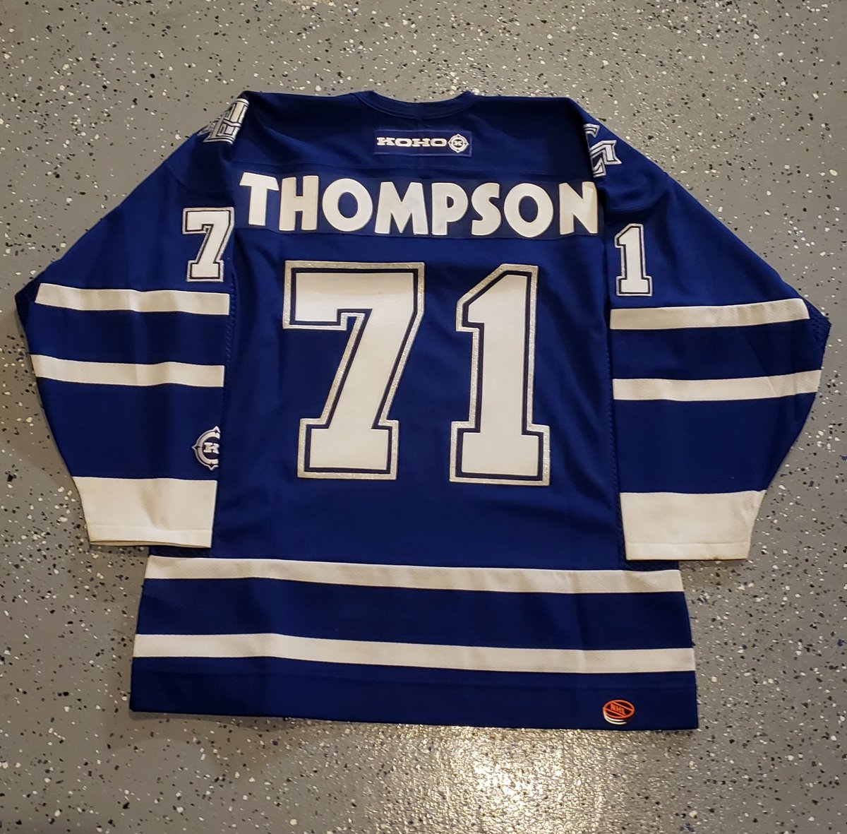 TIMMRR's tweet photo. I guess I put the wrong name on my old jersey years ago (sorry not sorry😁) #Leafs #GoLeafsGo https://t.co/L1SzElqu3E