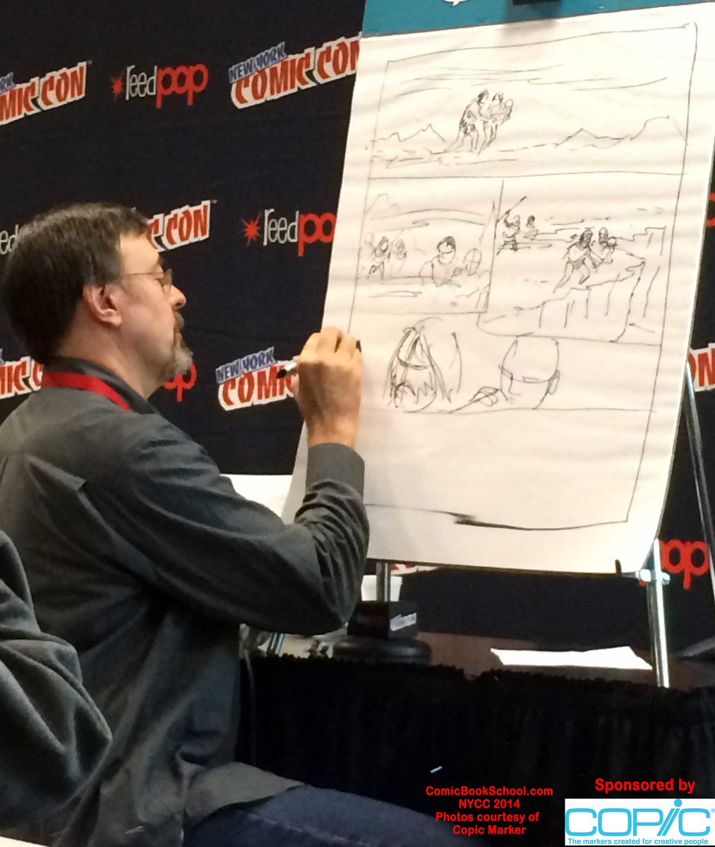 Comic Book School by Buddy Scalera (@comicbookschool) on Twitter photo Blast from the past. Legendary #comicbookschool educator <a href="/JerryOrdway/">Jerry Ordway</a> showing panel layout at <a href="/NY_Comic_Con/">New York Comic Con</a> 2014. Were you there?
(Thanks to <a href="/CopicOfficialUS/">Copic Official</a> for sponsoring the panels that year!)
#makingcomics #NYCC2021 #nycc Blast from the past. Legendary #comicbookschool educator <a href="/JerryOrdway/">Jerry Ordway</a> showing panel layout at <a href="/NY_Comic_Con/">New York Comic Con</a> 2014. Were you there?
(Thanks to <a href="/CopicOfficialUS/">Copic Official</a> for sponsoring the panels that year!)
#makingcomics #NYCC2021 #nycc