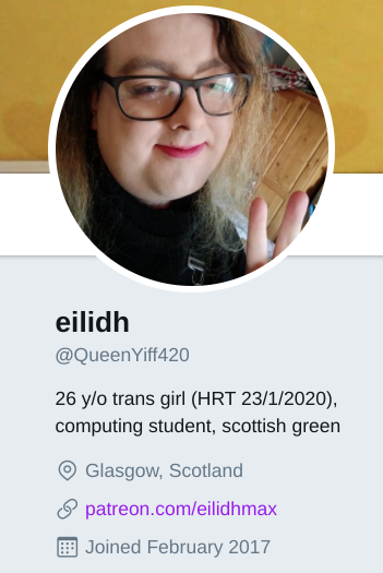 Just in case there was any doubt this is Eilidh from the Greens, who now tweets as eilidhmax.