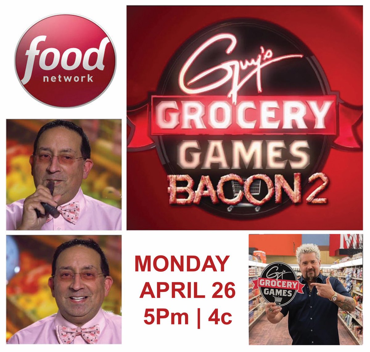 Can't Get Enough of Me? Well I'm Back on Food Network... BaconBites.com