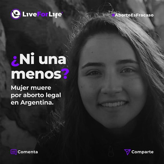 LiveForLifeLa's tweet photo. #AbortoEsFracaso | María Del Valle González López, de 23 años, murió este domingo en San Martín, provincia de Argentina. Luego de que se le suministrara un comprimido para "interrumpir el embarazo". El sábado fue internada en el Hospital Perrupato de San Martín, donde falleció. https://t.co/8STpRGf3RB