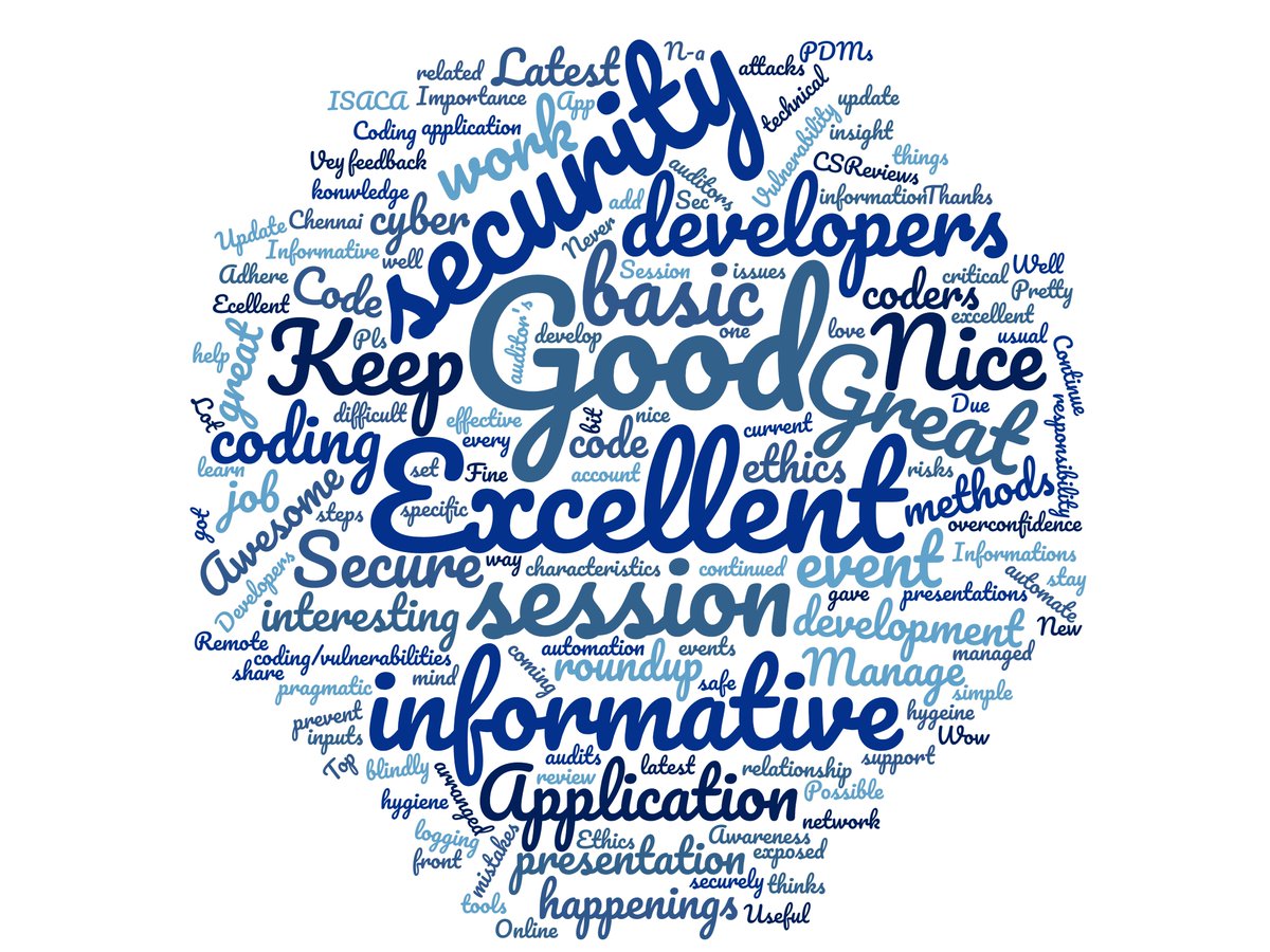 isacachennai's tweet photo. It was a fantastic session by Arun Prakash M, Technical Lead and Founder of @GUVIofficial for our April 2021 Professional Development Meeting (PDM). Our members liked it. Our collage is back with happy faces, networking time... #culture #isacachennai #security #isaca https://t.co/B5BUOOjFUC