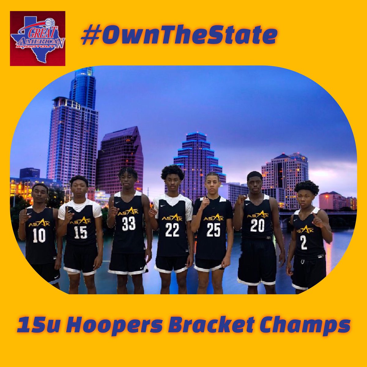 Please join us in CONGRATULATING our 15’s for winning the 1st Annual #OwnTheState by @TexasHoopsGASO!!!