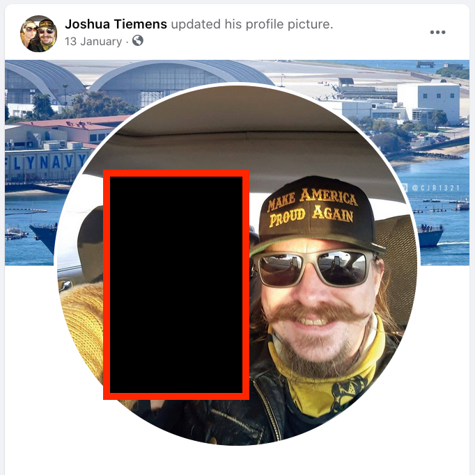 Fresno area Proud Boy Joshua Tiemens