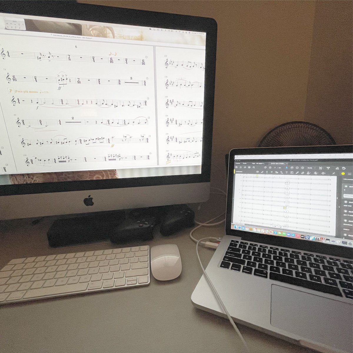 One of the most crucial steps in music preparation is making sure everything matches between the score and parts.

#suremusicservices #musicprep #classicalmusic #newmusic #score #musicpreparation #copying #engraving #musician #classicalmusician