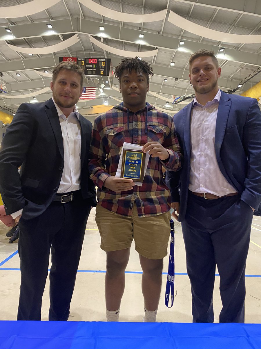 averettwres's tweet image. Jamar Christian is your winner of the 2020-21 UTILITY MAN AWARD!