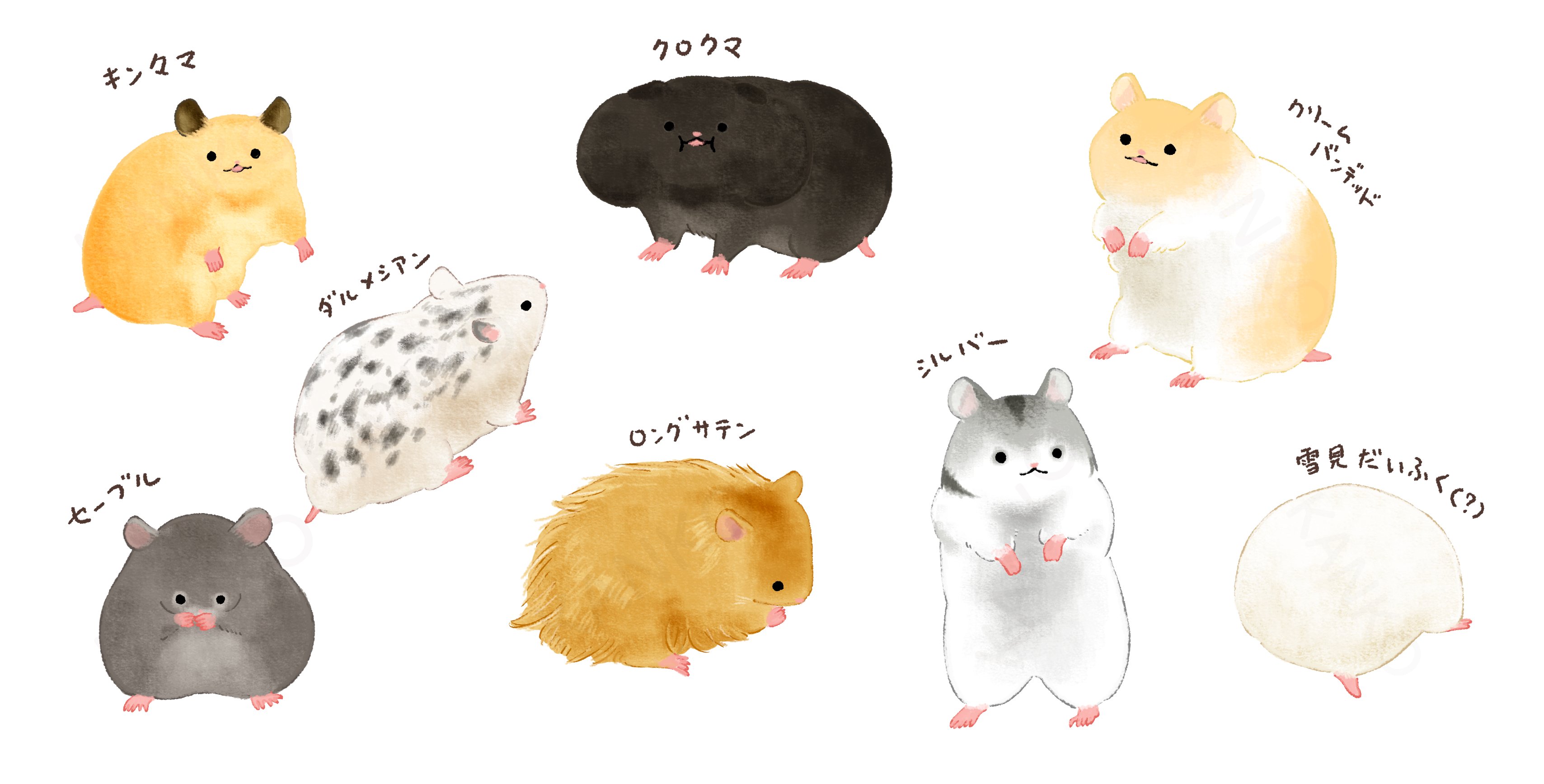 GOTTE🐹Hamster Painter | 👍 #good #イラスト #水彩画 #小動物