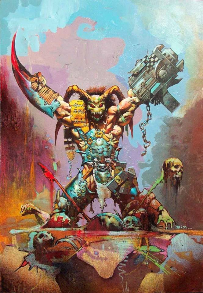I want to add some Druillet visuals too, and Simon Bisley's Melting Pot ref as it is the source of inspiration for the second movie.