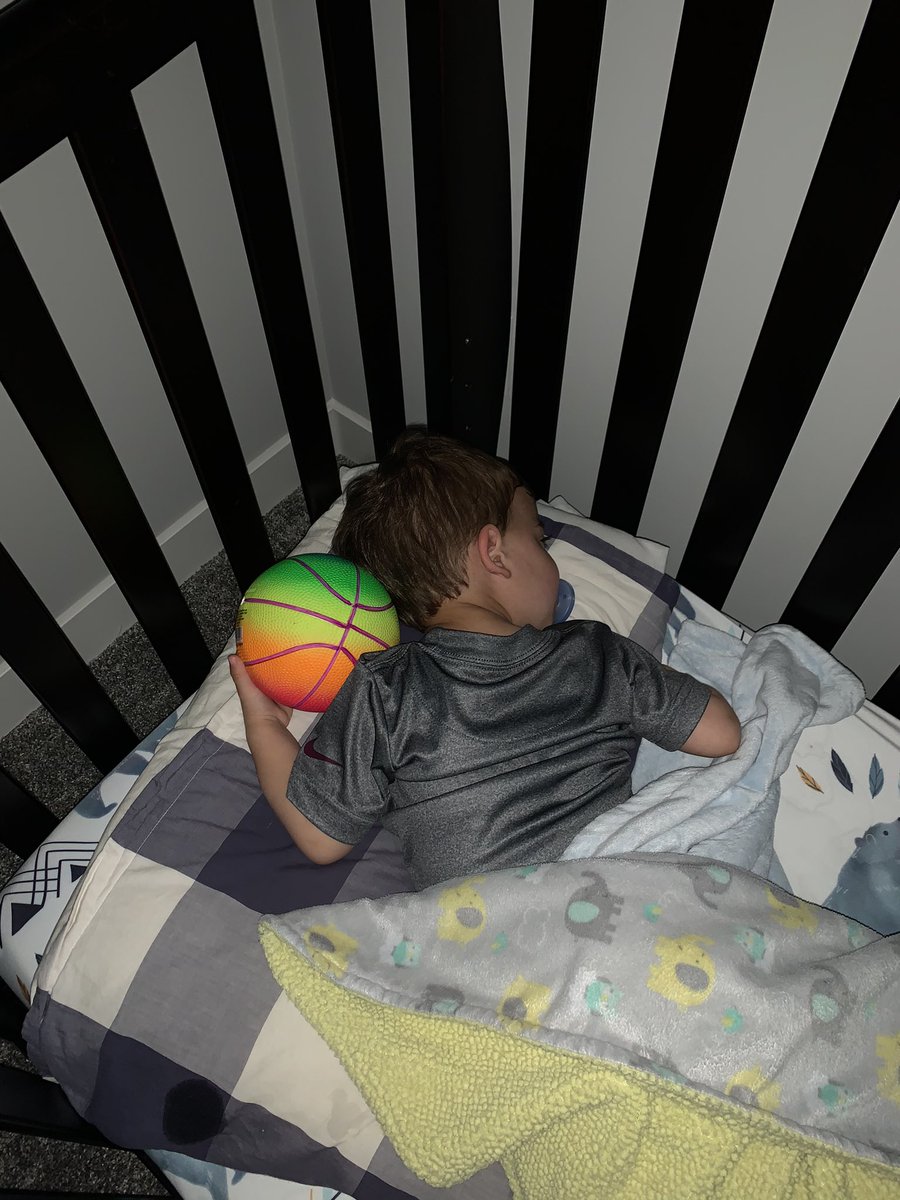 When ball is life 💙 #teachthemyoung #pleasesleepthroughthenight