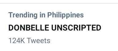 200 nyo na HAHAHA
Can I get replies ??

DONBELLE UNSCRIPTED

#DonBelle | #DONBELLEmpire