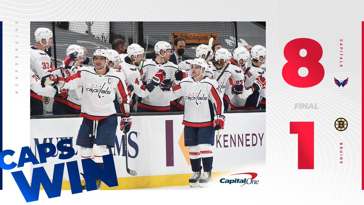 Capitals's tweet photo. That's a lot of goals.

#CapsBruins | #ALLCAPS https://t.co/hXTK0WS1Nd