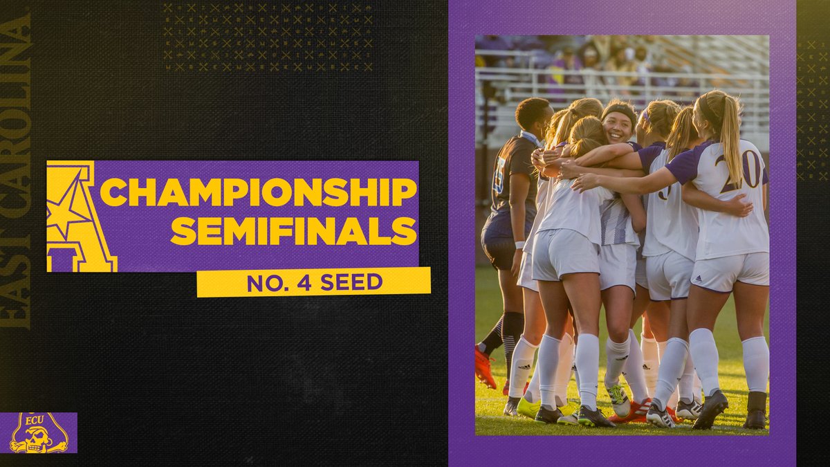 We're in!

The Pirates are headed to the <a href="/American_WSoc/">American WSoccer</a> Championship Semifinals for the third time in program history and first time since 2018!

The AAC Championship will get started on Thursday.