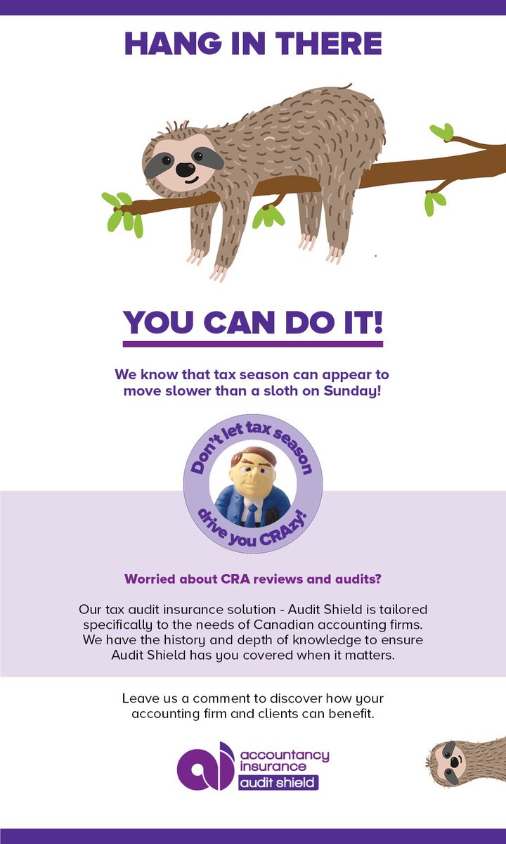 Hey Canadian accountants - hang in there.