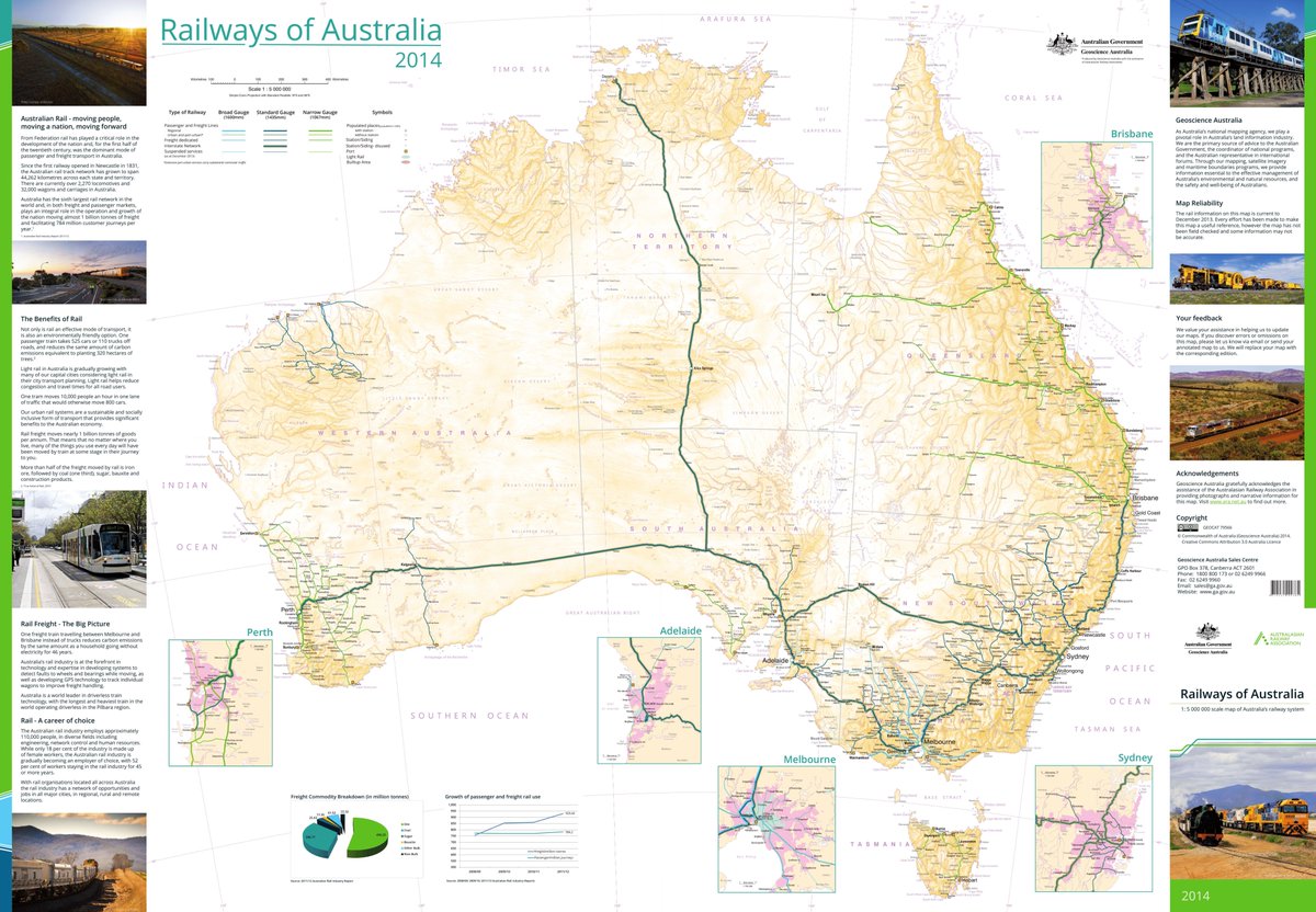 AustraliaMaps's tweet photo. #Railways of #Australia, 2014

https://t.co/nf6puUrsKP https://t.co/eF6ZoWUg1U