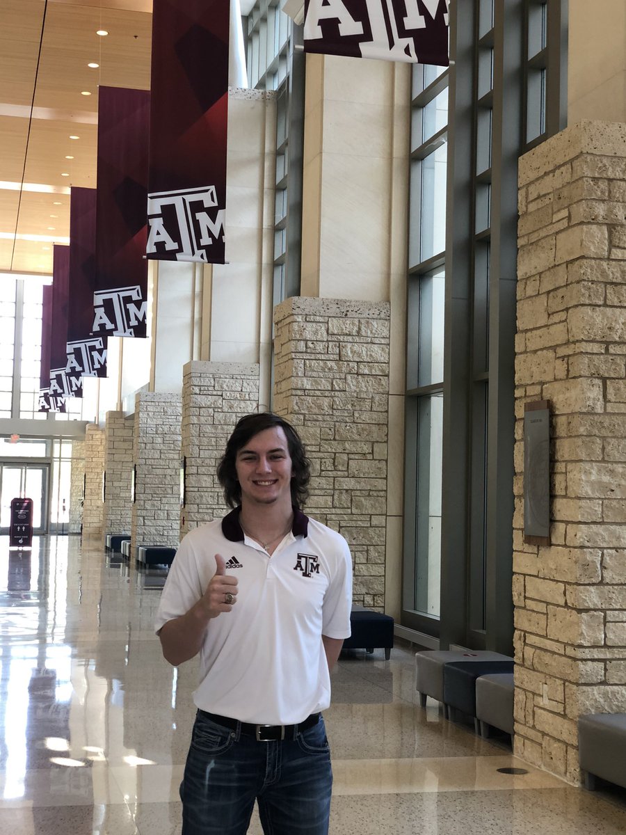 JaneenMHight's tweet photo. Garrett got his Aggie ring, such a great experience, time sure has gone quickly #AggieRingDay https://t.co/l6yGAclkc3