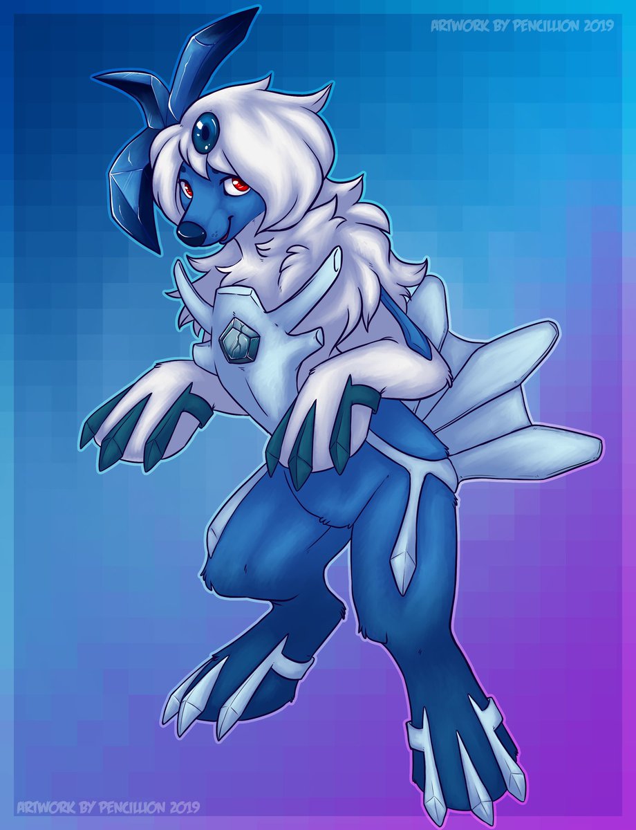 LunartheAbsol's tweet photo. Maybe I should start tweeting. 
Im Lunar! Dialga and Absol hybrid. I not sure why I was created but I do know that I have to help and save anyone that needs my help. Unfortunately my cracked gem hinders my time powers to their full extent. Art by Pencillion commissioned by me https://t.co/uHn5q9cnzW