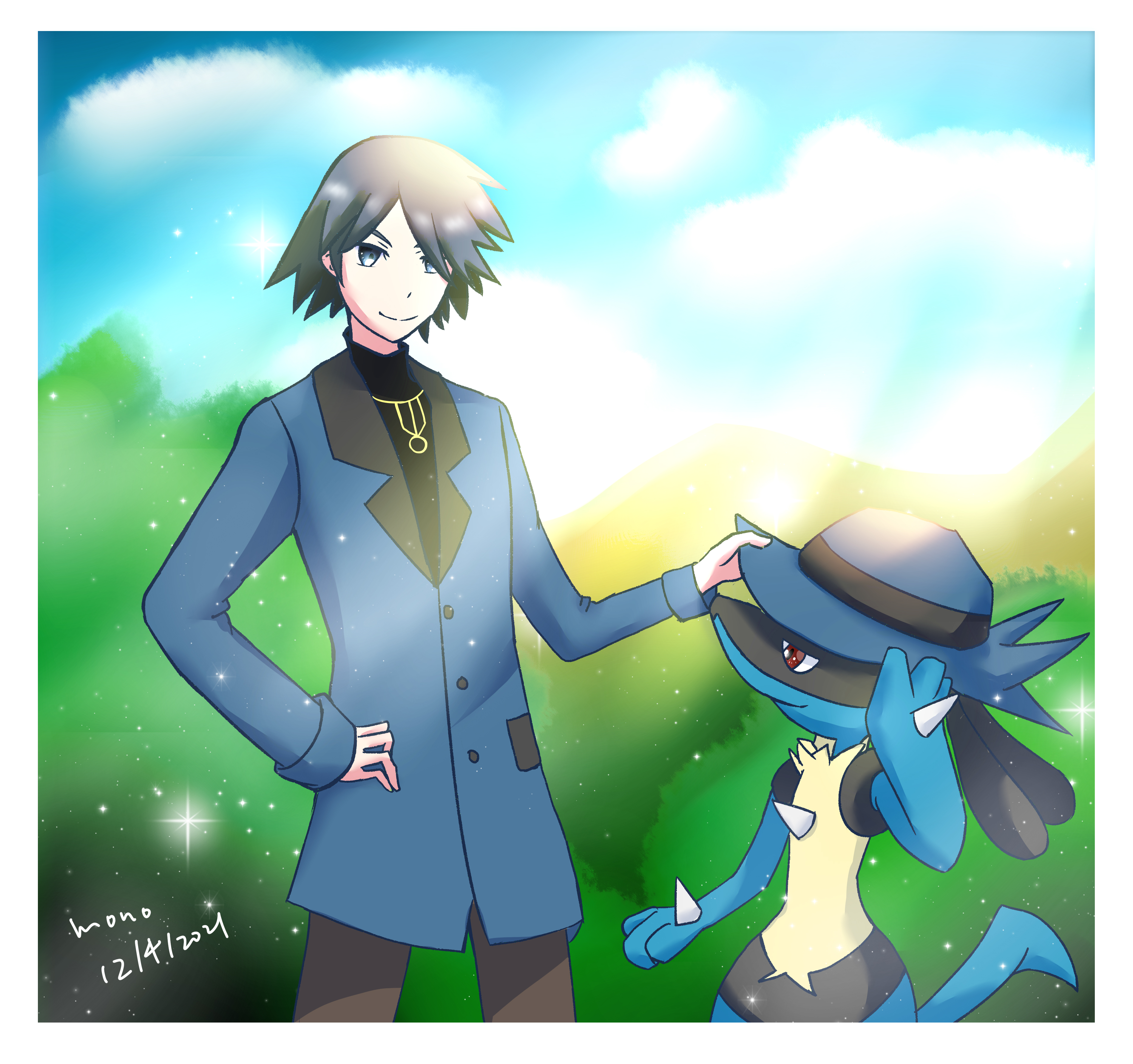 Mono 衛 星 ゲン Riley 亚玄 X ルカリオ Lucario 路卡利欧 帽子あげる ポケモン Pokemon 寶可夢 ポケモン好きさんと繋がりたい ポケモン絵描きさんと繋がりたい T Co 2qn4jetnzv Twitter