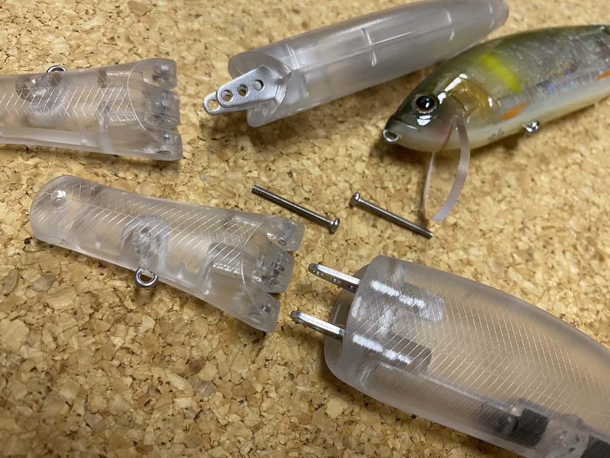 tiemco_bass's tweet photo. MB-1 CUSTOM 175Fのジョイント可動域調整システム「NTD SYSTEM」はビスを差し替える事で3ポジションのモードチェンジが可能です。ビスの抜き差しや耐久性を考慮してボディ内部のビス受け部には2個の金属ナットが埋め込んであり、ダブルナットで万がいちビスが緩んでも脱落を防止する設計です！ https://t.co/jBVvG05ix5