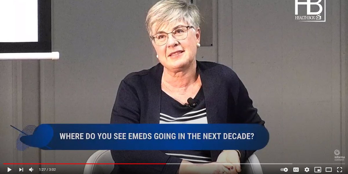 Where do you see eMeds going in the next decade? We caught up with Kate Richardson after the recent #eMedication Management conference to hear her thoughts. Watch the 3min interview here: youtube.com/watch?v=kXjedm…