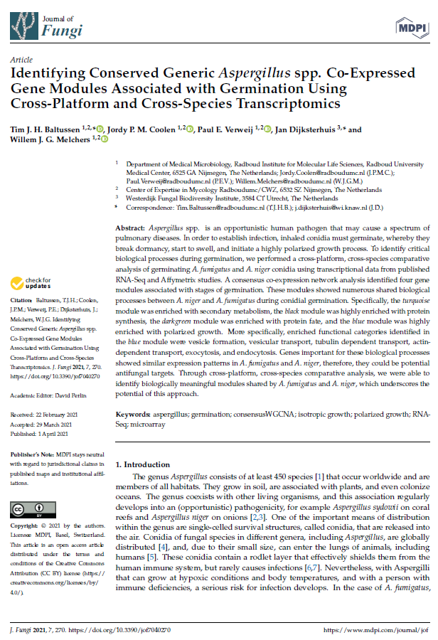 Journal Of Fungi Mdpi Jof Mdpi Twitter
