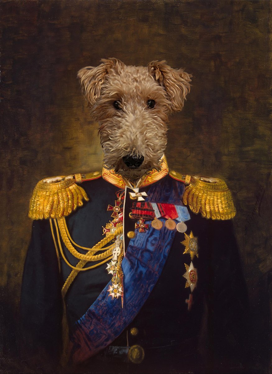 Hugh as an Admiral <a href="/TheGoodDogGuide/">The Good Dog Guide</a> <a href="/RoyalCatsDogs/">Royal Cats & Dogs</a>