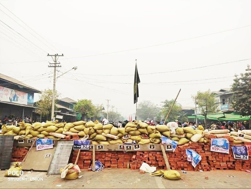 Terrorist Aung San Suu Kyi's political party supporters were closed the main road so some patients, injury peoples death day by day.

Really ⚠️
Aung San Suu Kyi's political party supporters were needed one party one authority as a like communism. 

STOP ⚠️
Communism in the world
