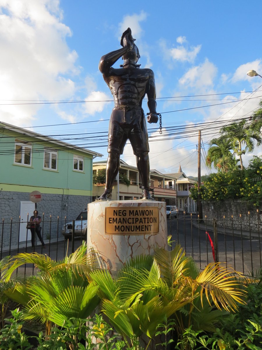 As beautiful as she is Dominica was one of the last islands to form in the Caribbean. Her mountainous terrain also ensured she was one of the last to be colonized and aided the Neg Mawons in their fight for freedom