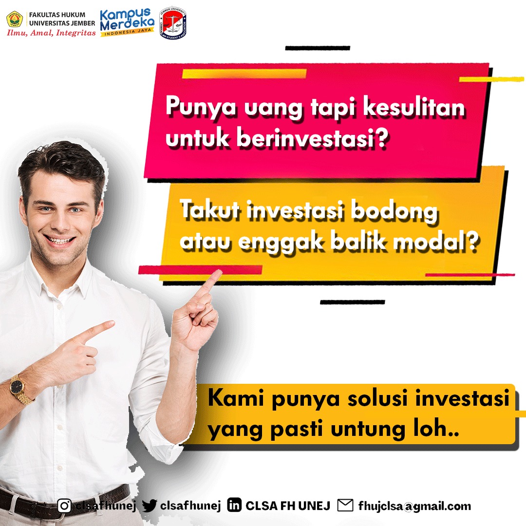 clsafhunej's tweet photo. Halo FH, UNEJ, Indonesia!
Beberapa hari lagi, umat Muslim sedunia akan memasuki bulan suci Ramadhan. Ada beragam keberkahan yang Allah SWT janjikan.
Adakah di sini yang ingin kaya raya bak Sultan? kami kasih tau infonya, supaya lekas kaya dunia akhirat
#CLSA #FHUNEJ #LawStudent https://t.co/Dg4ucCTDRC