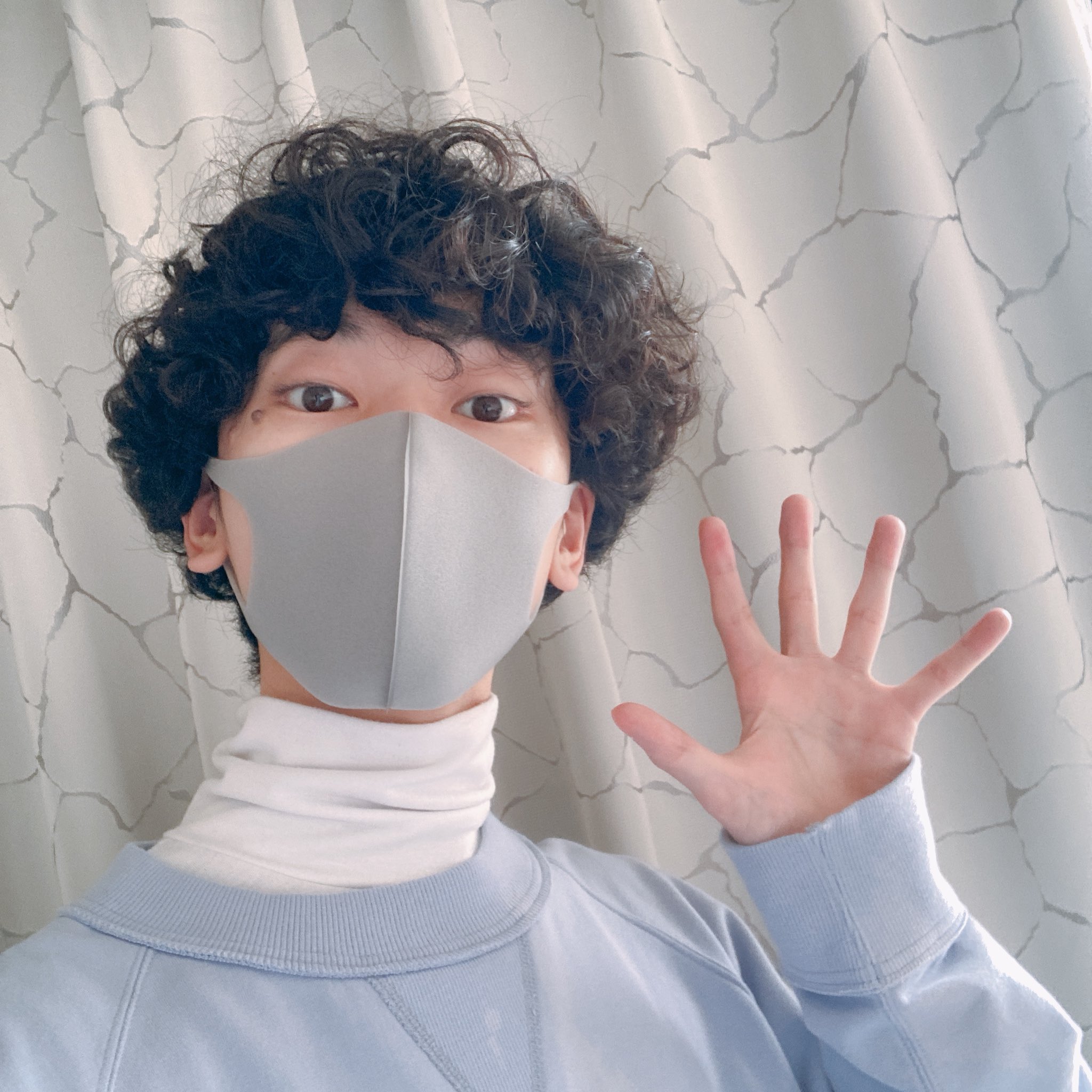 山谷祥生 パーマを かけました 実物はほぼアフロです 山谷祥生 パーマを かけました 実物はほぼアフロです