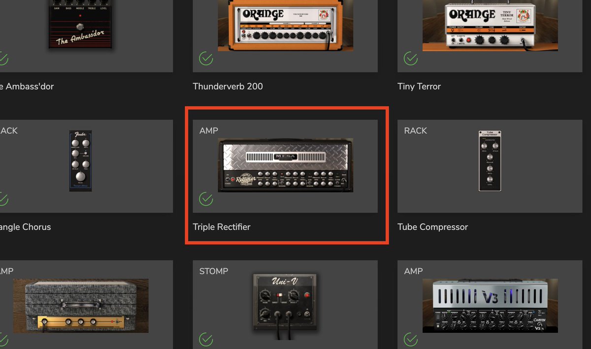 TomoyaJuku's tweet image. あ、これかw

#AmpliTube
#ikmultimedia
#TripleRectifier 
#mesaboogie