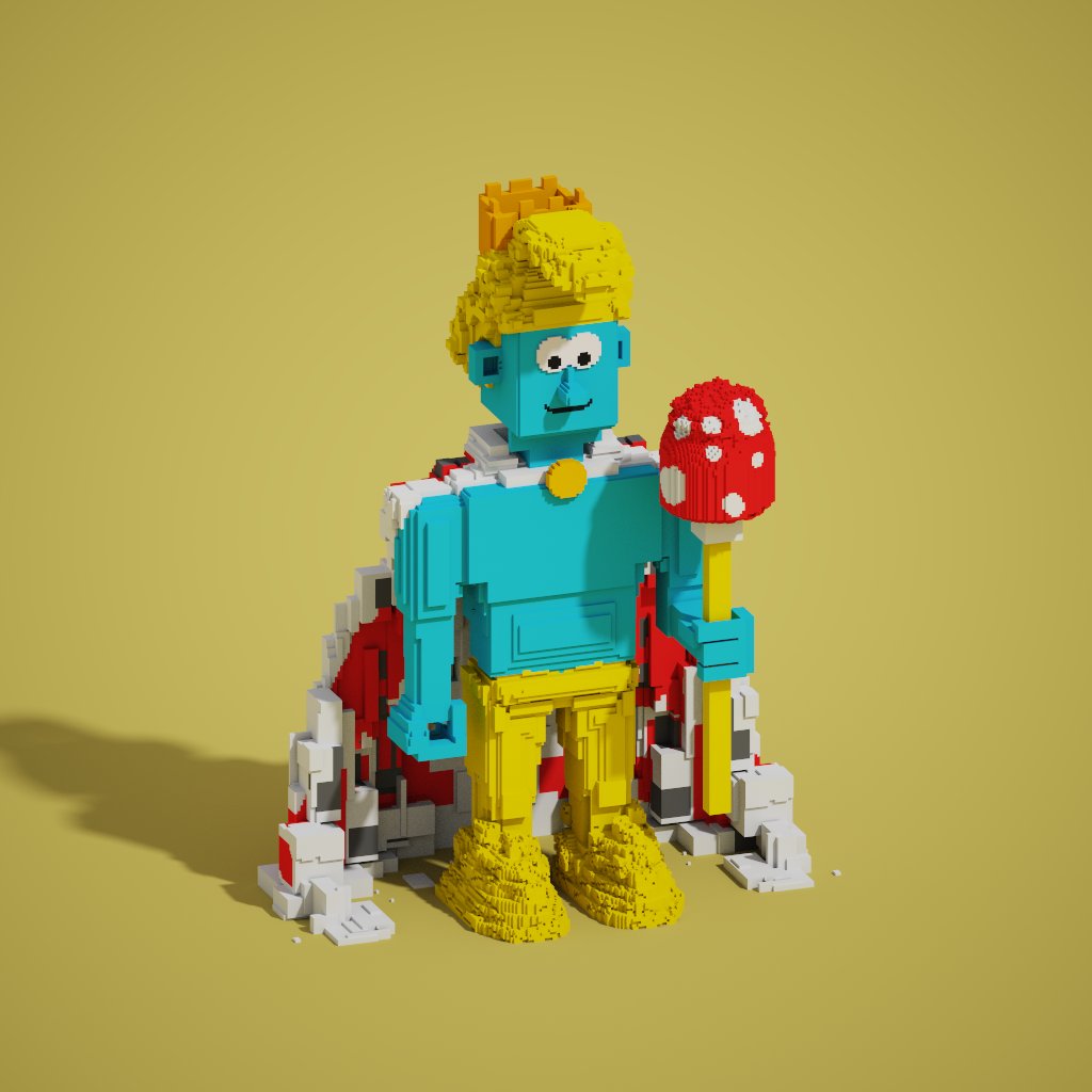 CryptoKingster's tweet photo. JUST FINISHED THE SMURF KINGSTER! WHAT DO YOU THINK?

 #CRYPTOKINGSTER #NFT #nfts #NFTCommunity #NFTcollector #NFTart https://t.co/PoEz6j8LqK