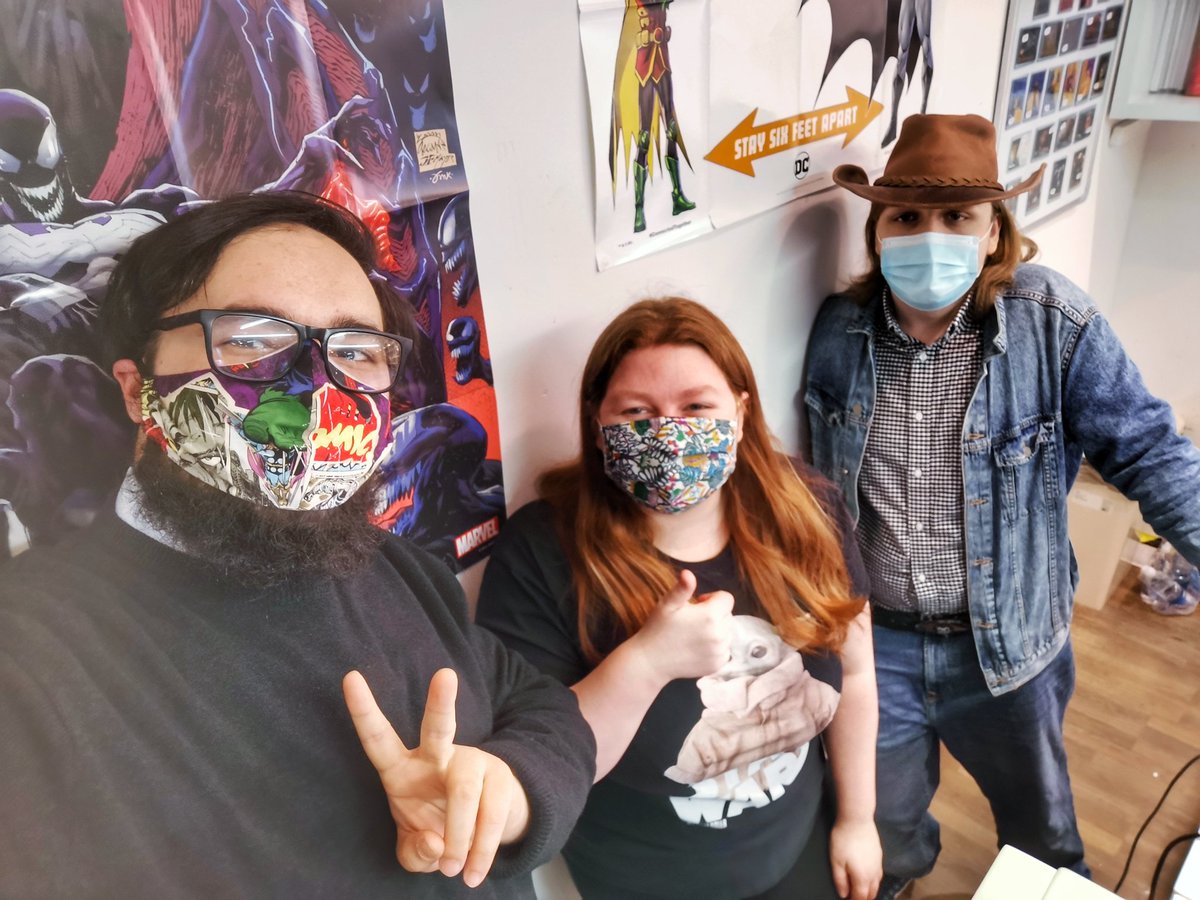 Our doors are open! Swing by The Beacon, say hello, and grab some books✌️

(Bare with our haircuts, it's currently a race for who can get to the barbers first!)