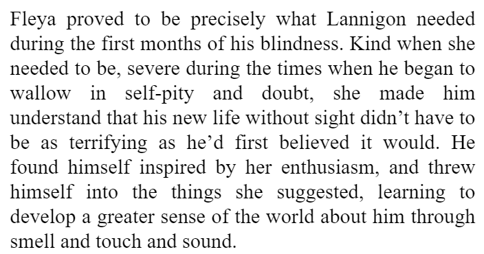 Fleya the Witch is the Mentor; that's the first obvious mythological name reference I've encountered. Lann went blind in the last chapter, I figured it would be temporary but he's still blind several weeks later. If this is permanent, it will be really something special.