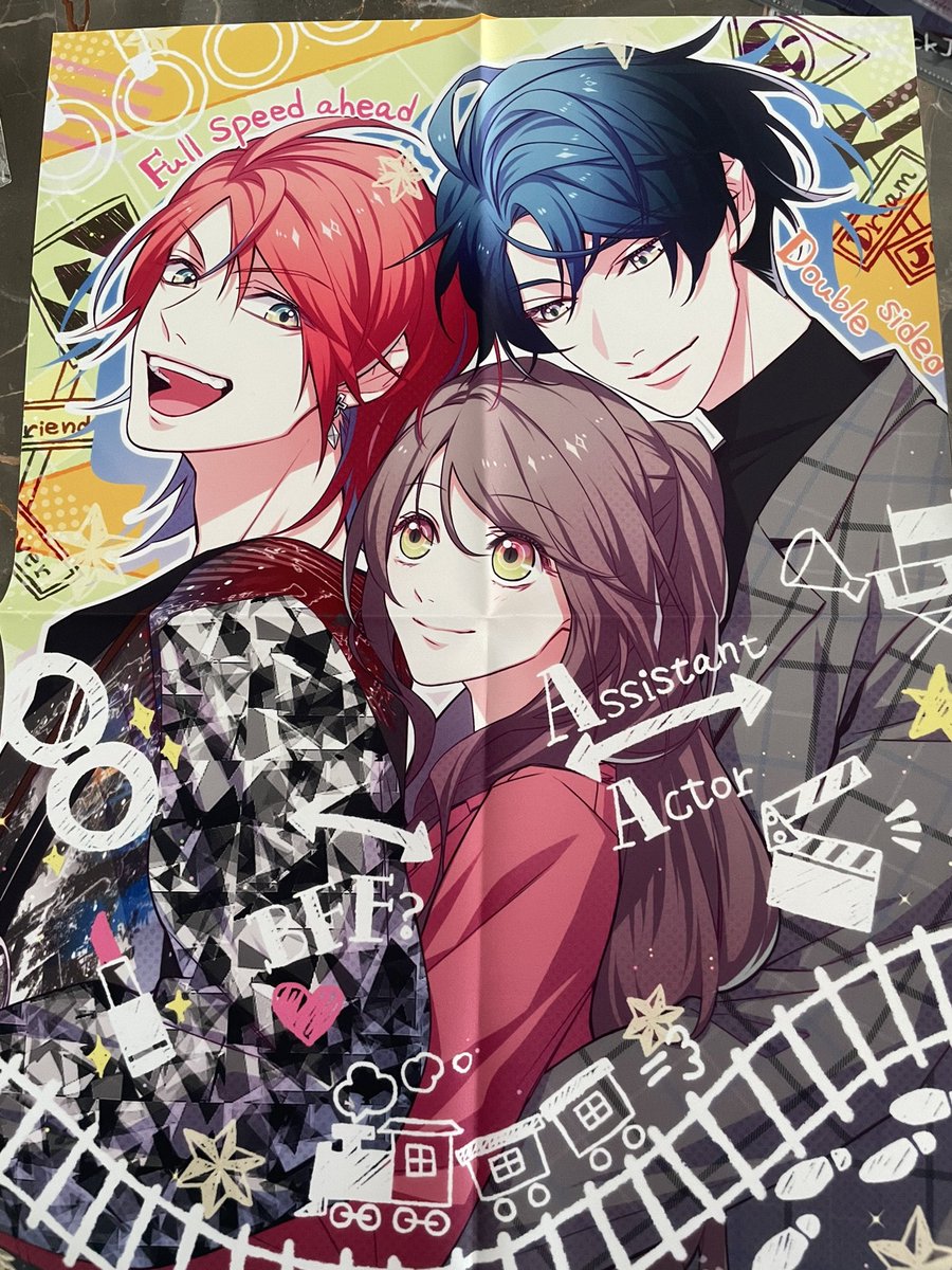 This is the cloth poster that’s in the stellaworth set, THEY’RE ALL SO BEAUTIFUL RIKUYOUSOPRETTYILOVEYOUSOMUCH