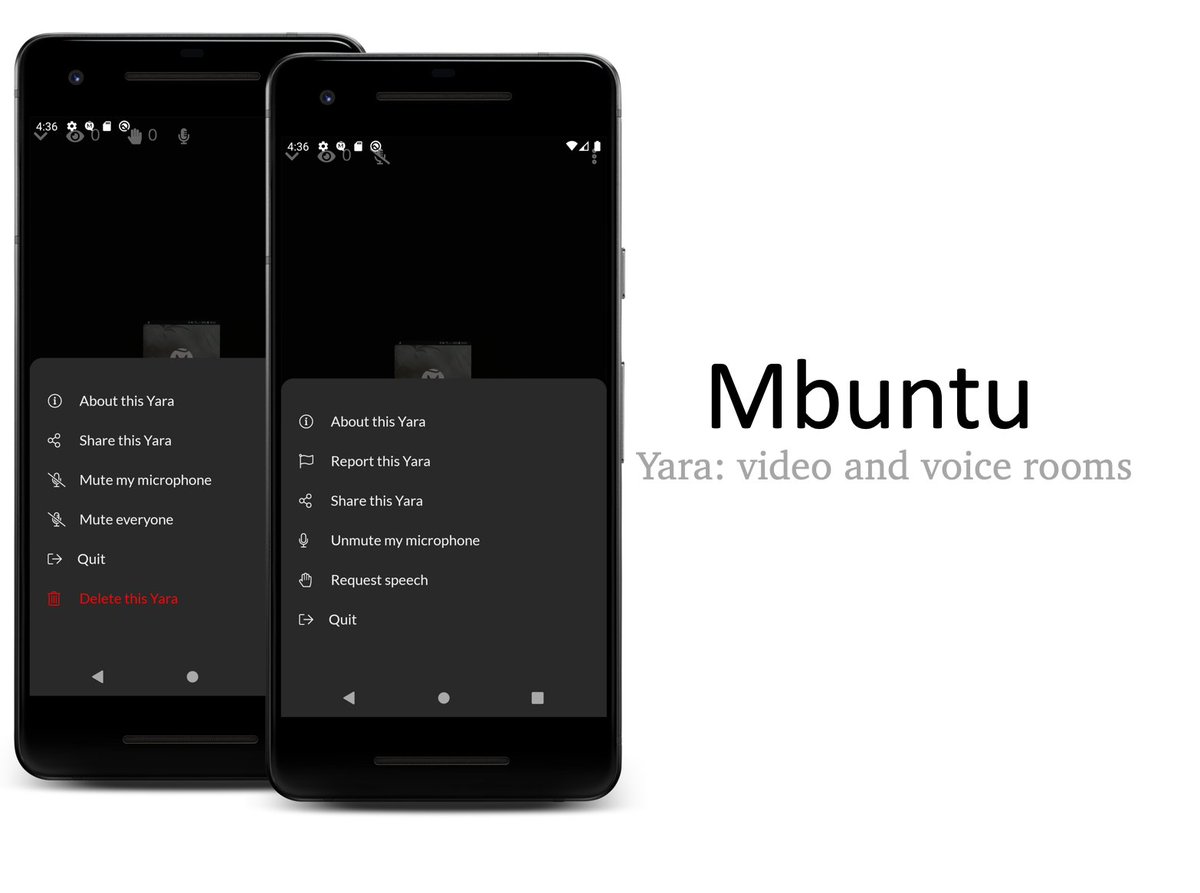 With the new release today we added moderation for Yara on Android(iOS coming soon). Among others hosts can now mute/unmute participants. We are almost ready for version 1. Thanks everyone for the support and patience.