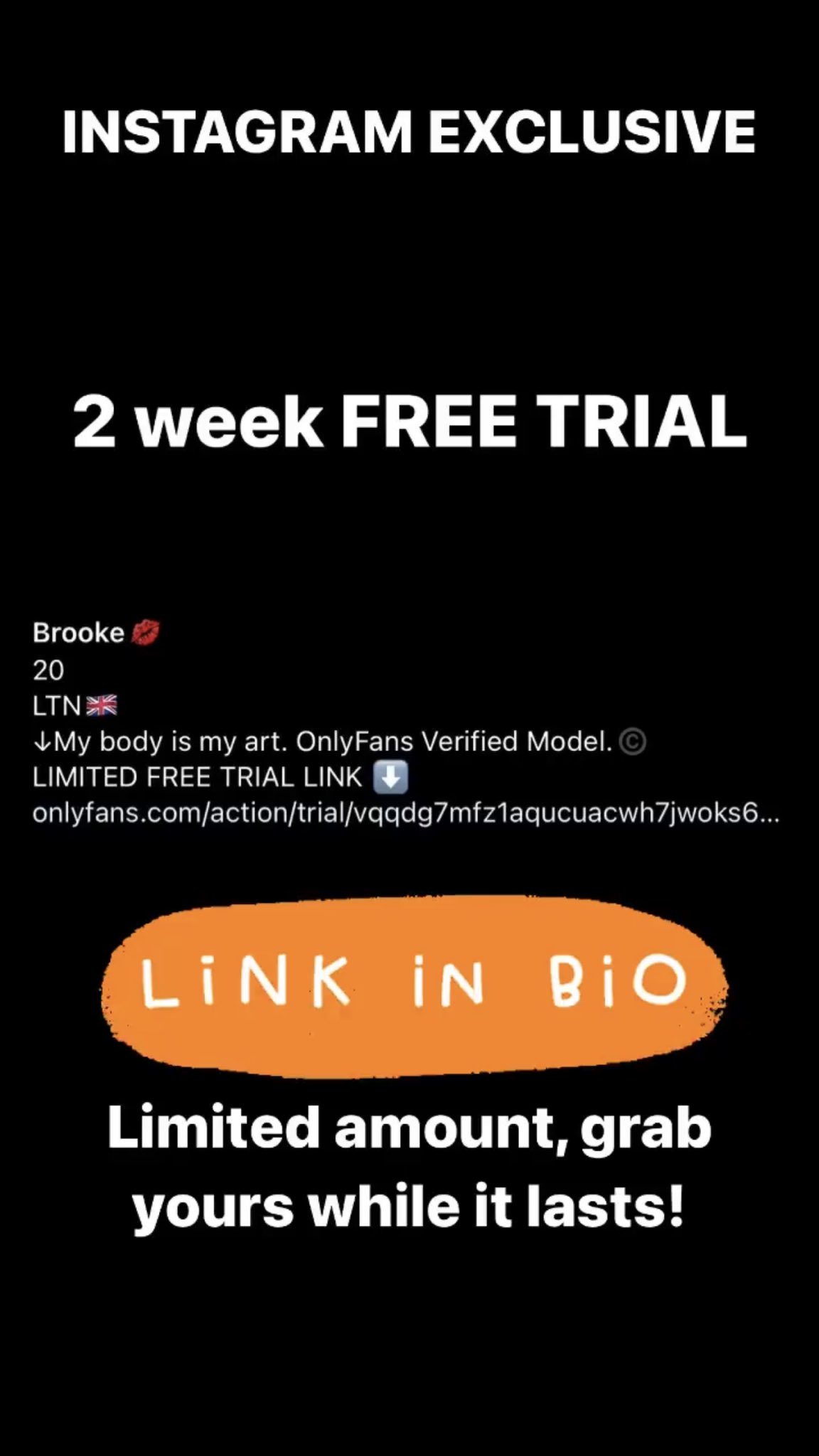 Free trial link onlyfans