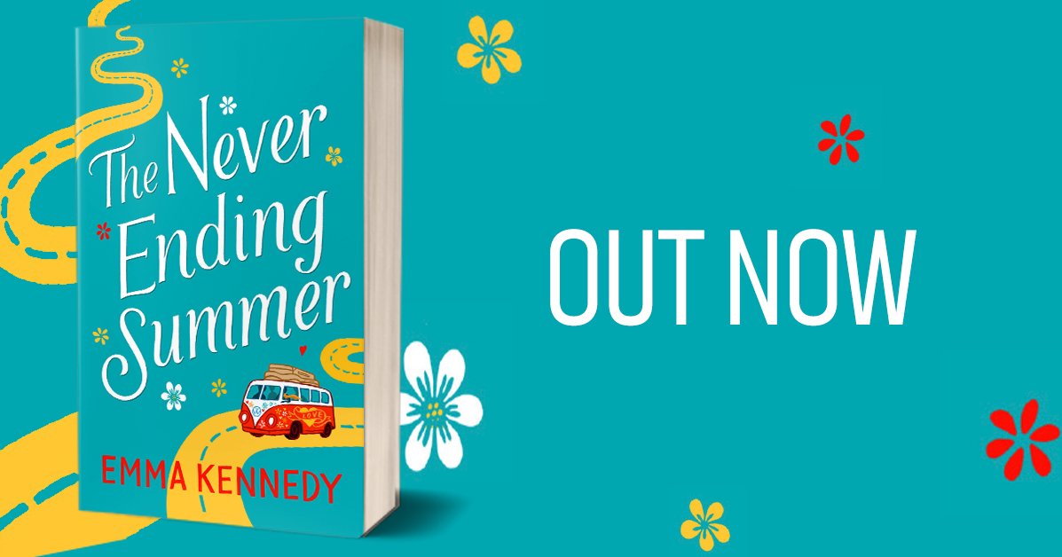 The paperback edition of #TheNeverEndingSummer is out today! I couldn't have asked for a less Spring like week for publication, but at least its not snowing! Join Agnes, Bea and Florence on their summer road trips and escape the cold for a while! ☀🚌 amzn.to/36pGDu5