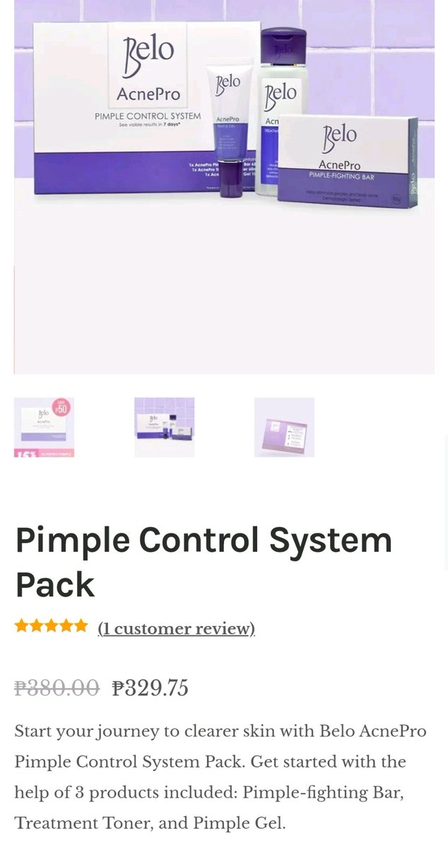 mikeladobabes's tweet photo. @mikeequintos' current skin care by #BeloEssentials, AcnePro Pimple Control System Pack.
Are you excited to try this? Get it now on sale until April 15!
MiKeeQuintos SkinRoutine
#GoodNews
@mikeequintos @GoodNewsGTV
https://t.co/9d26TljFZp https://t.co/PgzT7Fx1KZ
