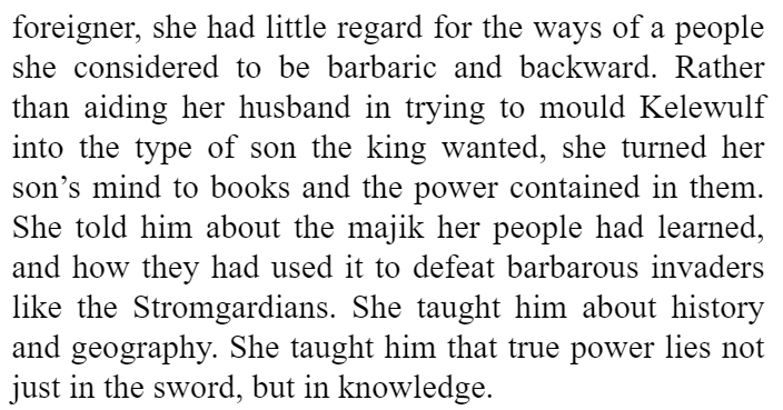 OMG HE'S A BABY WIZARDAND HIS MOTHER TAUGHT HIM MAJIK (ugh) but then she died I'm his Mummy now, I will protecc(This just keeps getting better, I'm actually really enjoying it, thanks Booktwt).