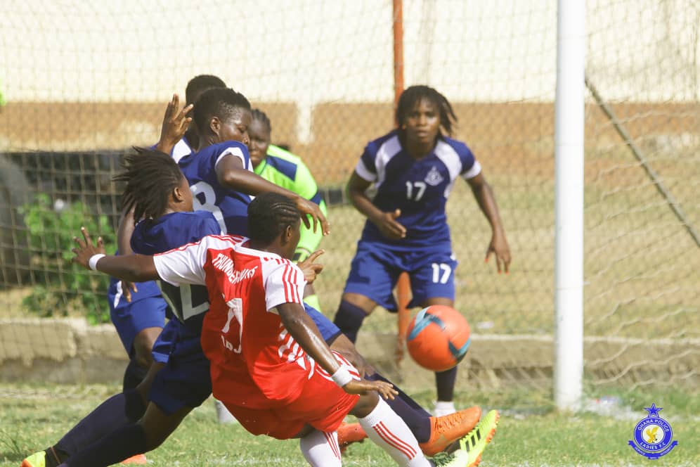 Some shots from Saturday’s game against Thunder Queens FC. 

⚫⚪️🔵 #TeamPolice | #Polasfc