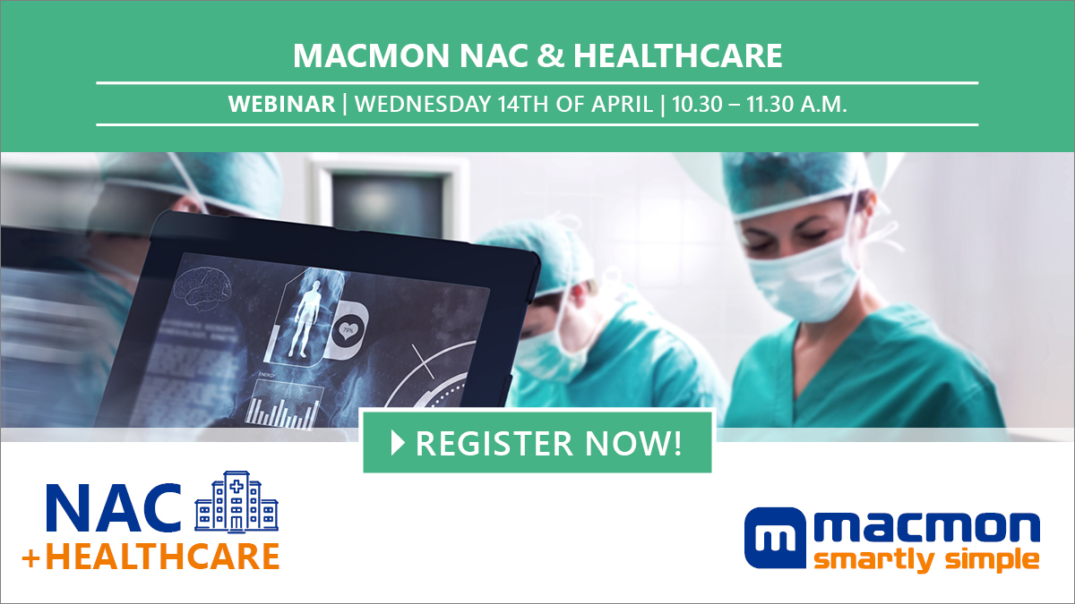 VUMS_DataCom's tweet image. 14.4. proběhne webinář @macmon_DE Safeguarding IT and Medical Networks // 14th April - webcast Safeguarding IT and Medical Networks by macmon.
Registrace: bit.ly/3wQoW1J

#macmonnac #ITSecurity #nac #healthcare