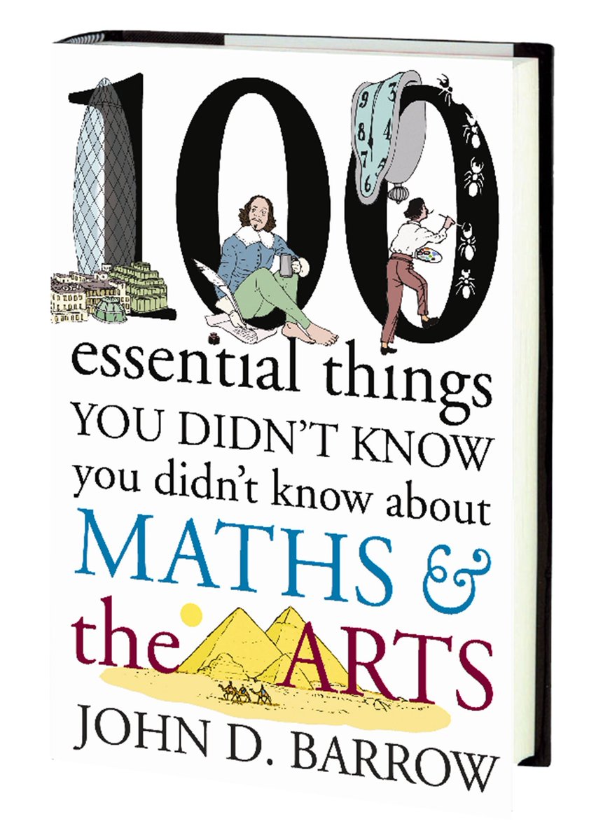 From..."100 Essential Things You Didn't Know You Didn't Know about Math and the Arts"by John D. Barrow #ஹிலால்