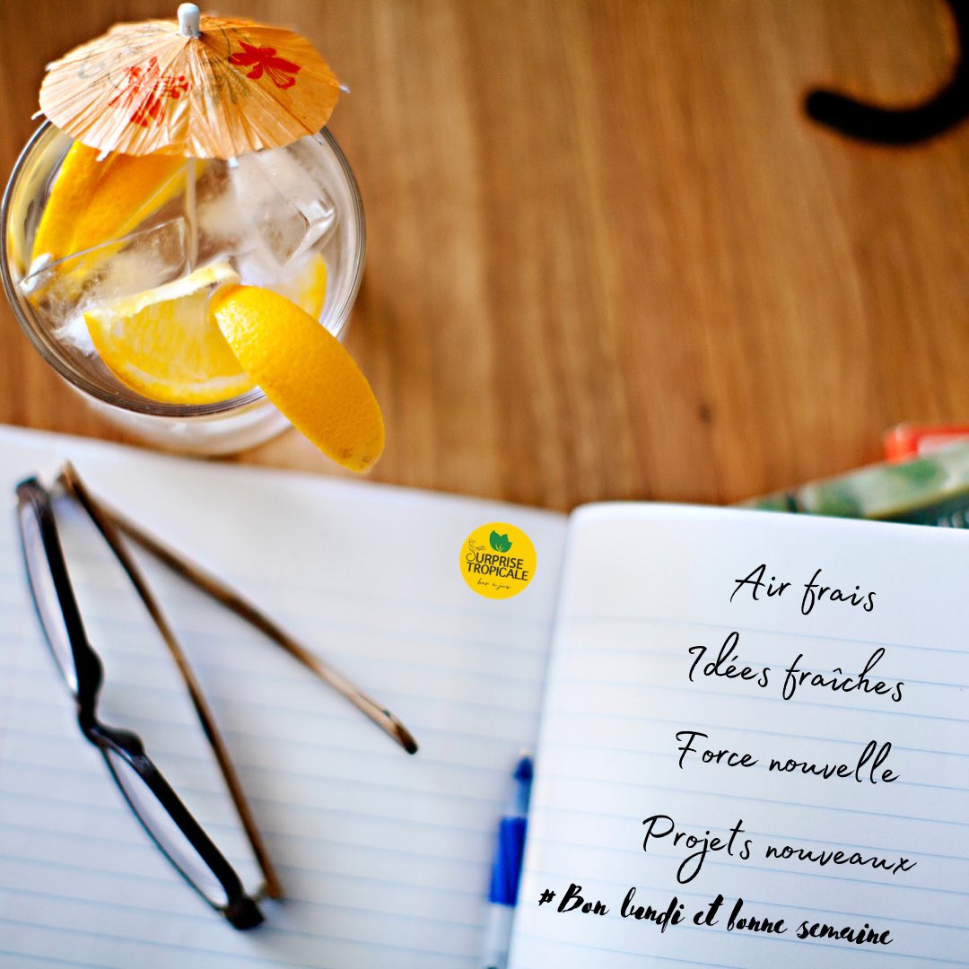 SurpriseTropic's tweet photo. Passez un lundi dans la joie et la determination, car ce qui vous attend est bien meilleur...Bon début de semaine à tous.
#Stropicale#lundi#monday#april#juice#motivation#Drc#243 https://t.co/Q90iaOdCni