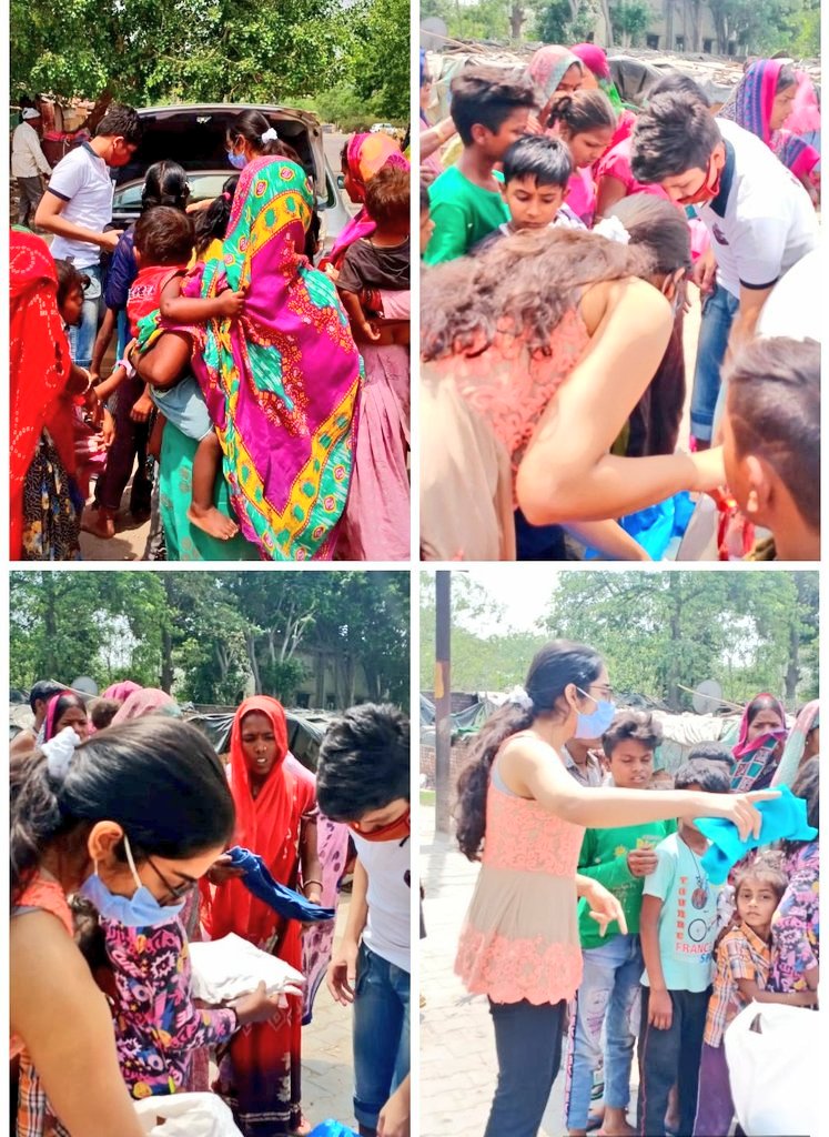 ShreyaTuli_'s tweet image. #Drive 1 #HelpingHands
I &amp;amp; @AaravSeth_ donated clothes, footwears,etc to the needy. (These were collected from our locality)
We also provided #ReusableMask
The joy of giving multiplies when receiver takes it with a big smile #GivetoGrow 🌸
(DM FOR PARTICIPATION)