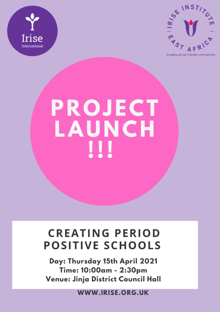 Its a #NewWeek, with a #NewProject✨
With support from our partner @irise_int, we are very proud & excited to launch a new project focused on Creating Period Positive Schools in Jinja district. @Educ_SportsUg @SsemakulaHenry4 

#PeriodPositiveSchools