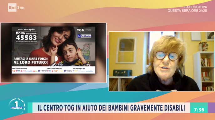 Unomattina's tweet photo. L'emergenza Covid non può e non deve far passare in secondo piano gli aiuti necessari a decine di migliaia di mamme e papà con figli disabili. Ne parliamo con Antonia Madella Noja dir. e segretario generale Fondazione #Tog, Together to go. #Includerai https://t.co/YFkmnk4luh https://t.co/eZxeiyhJcn