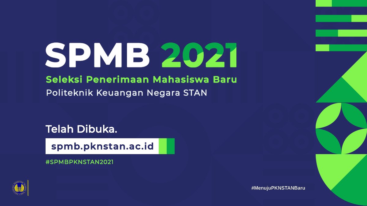 Yeay......
Pendaftaran #SPMBPKNSTAN2021 telah dibuka loh...

Siapkan diri kamu untuk bergabung menjadi calon mahasiswa baru @pknstanid 
.